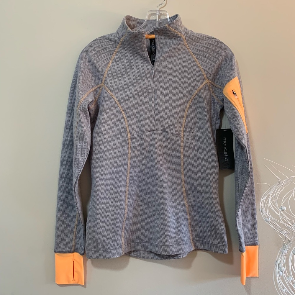 NWT Athletic Jacket Quarter Zip Pullover Thermal